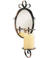 Coil Candle Wall Sconce