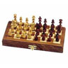 Magnetic chess set in walnut