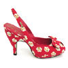 Firetrap Floral Peep Toe Slingback