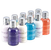 Ten small Travel-sized Shower Gels