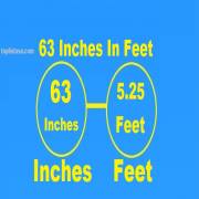 63inchesinfeet