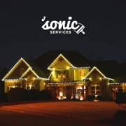 sonicchristmaslightinstallatio